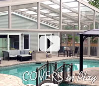 Covers in Play - Pool Enclosure retracts over the house